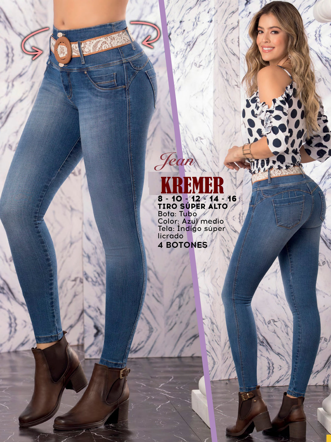Colombian Butt lifting Jean