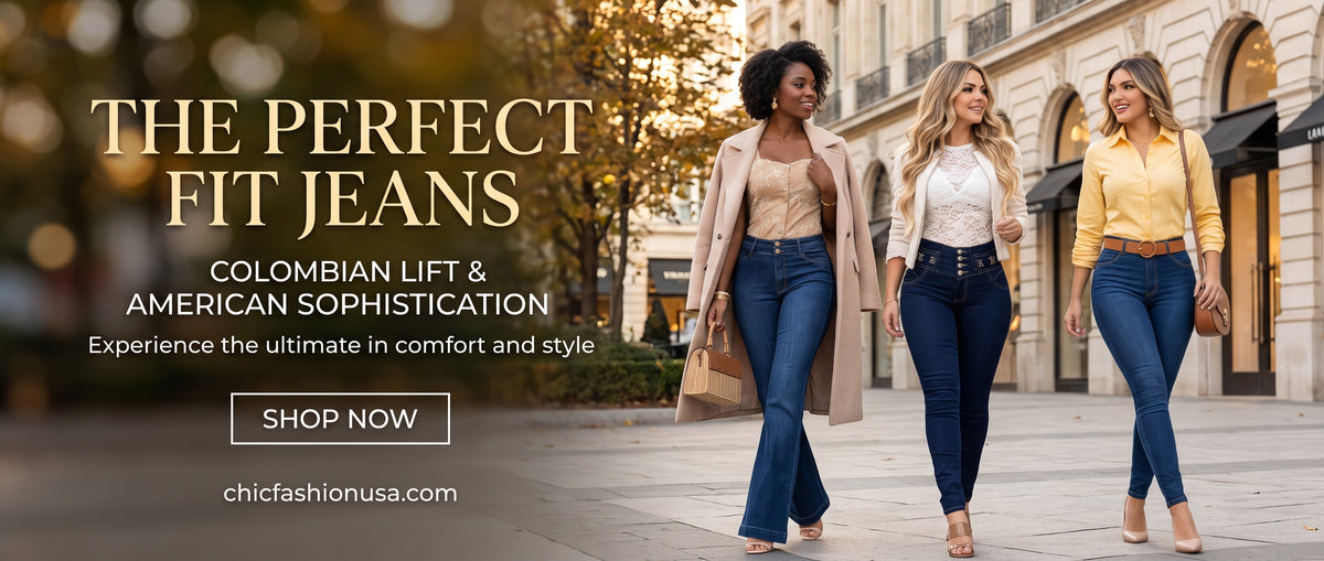 The perfect fit jeans: Colombian lift and American sophistication